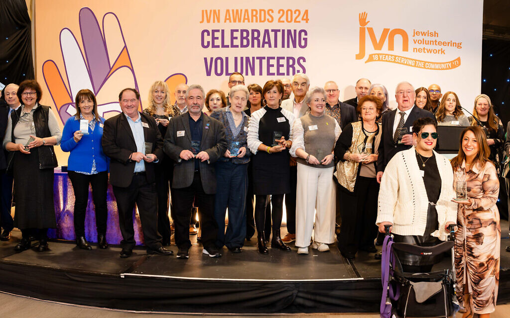 JVN Awards 2024 Volunteers of the Year Award Winners. Pic: Emma Ziff