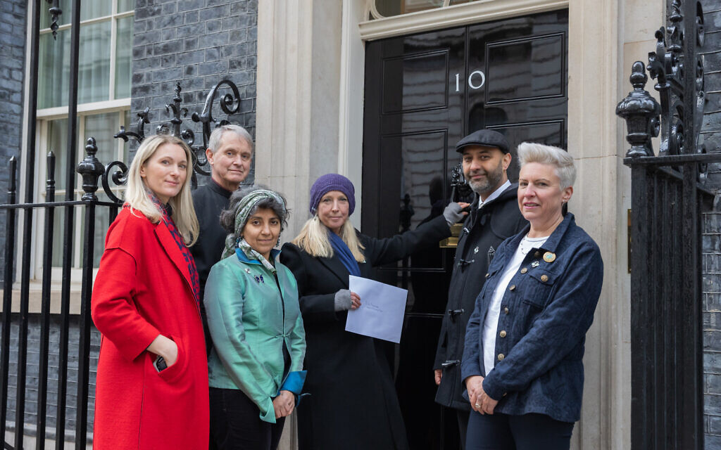 Faith leaders hand Climate Bill petition in to Downing Street January 2025