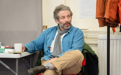 Elliot Levey in Hamlet rehearsals