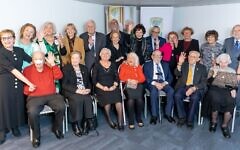Members-of-Jewish-Cares-Holocaust-Survivors-Centre-with-staff-at-the-fundraising-dinner. Pic: Justin Grainge Members-of-Jewish-Cares-Holocaust-Survivors-Centre-with-staff-at-the-fundraising-dinner. Pic: Justin Grainge