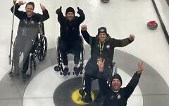 Triumphant Israeli curling team win bronze at Invictus Games