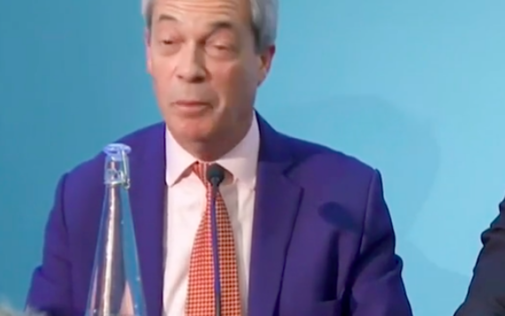 Reform UK leader Nigel Farage