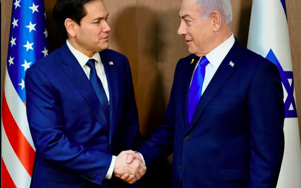 US Sec of State Rubio meets Israeli PM Netanyahu Credit: David Azagury/U.S. Embassy Jerusalem