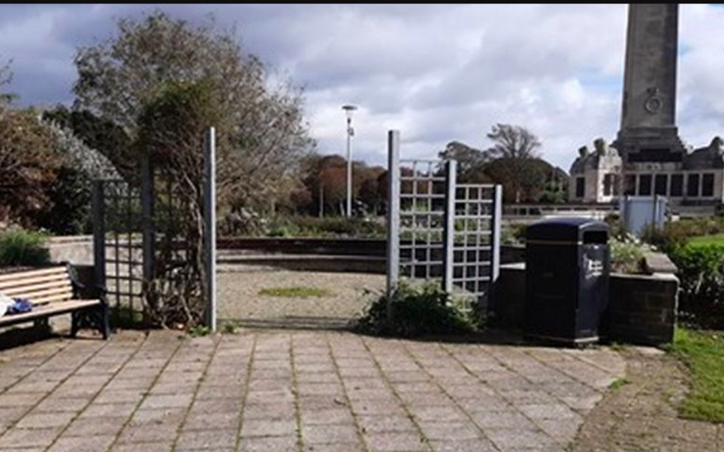 Holocaust memorial in Plymouth