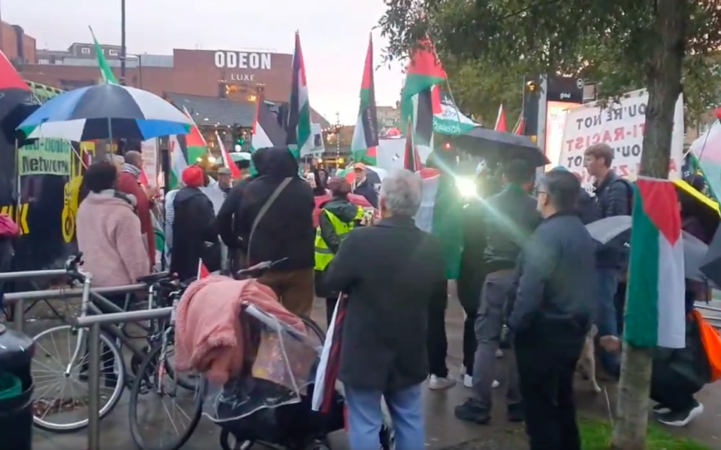 Swiss Cottage anti-Zionist demo