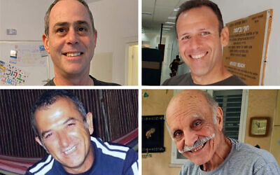 (L-R) Tsahi Idan and Ohad Yahalomi; Bottom row (L-R) Itzik Elgarat and Shlomo Mantzur (Courtesy) Pic: Courtesy