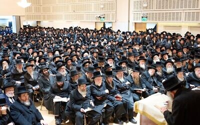 Part of the Stamford Hill demonstrations (pic Dudi Braun)