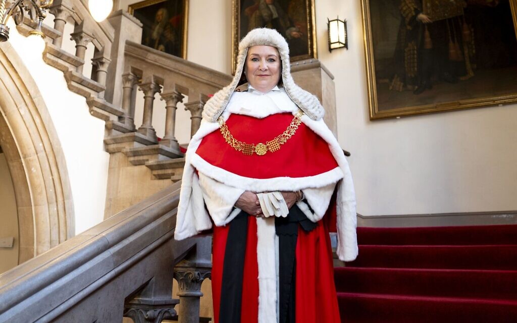 Lady Chief Justice, Dame Sue Carr, at the Royal Courts of Justice. Pic: PA