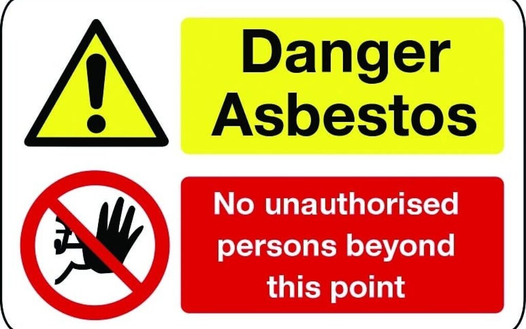 Danger Asbestos sign