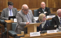Russell Bernstein speaks at Bury Council meeting Russell Bernstein speaks at Bury Council meeting