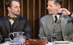 Alexander Waldmann as Joseph Haffmann and Nigel Harman as Otto Abetz. Photo:  Mark Senior