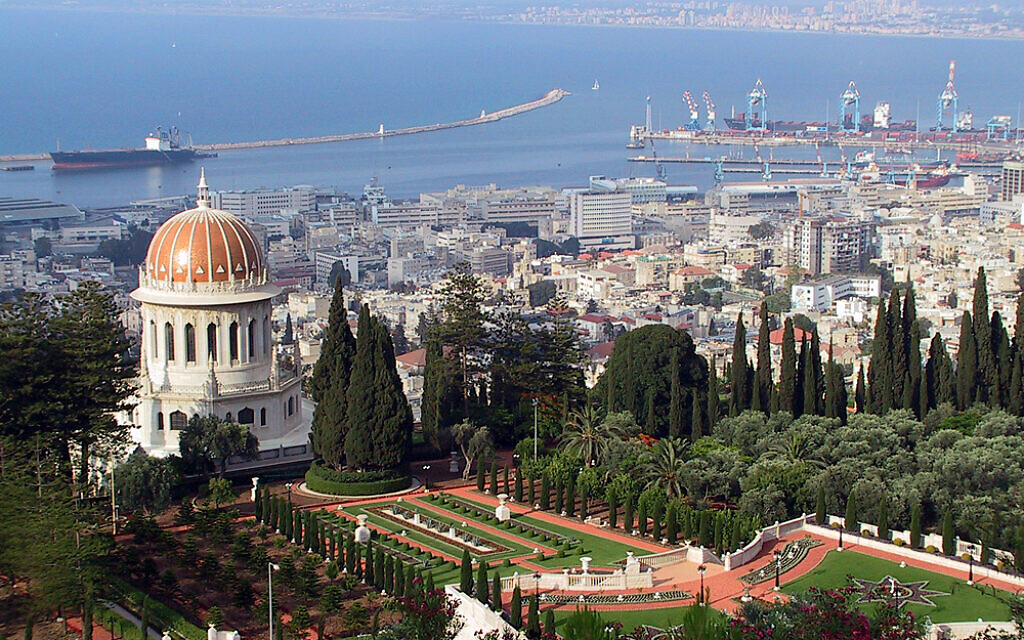 A view over Haifa, where the Voice of the People gathering is taking place. Photograph: Michael Paul Gollmer