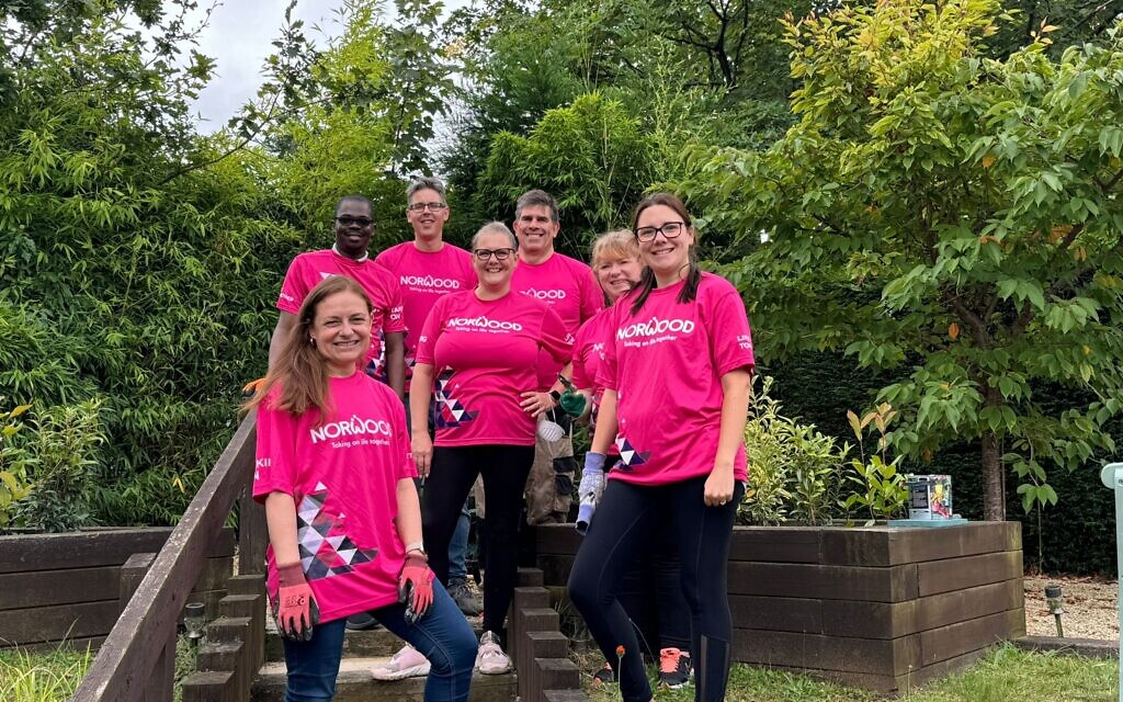 Johnson & Johnson volunteering at Norwood Ravenswood