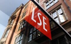 LSE logo and signage on building. Photo: LSE