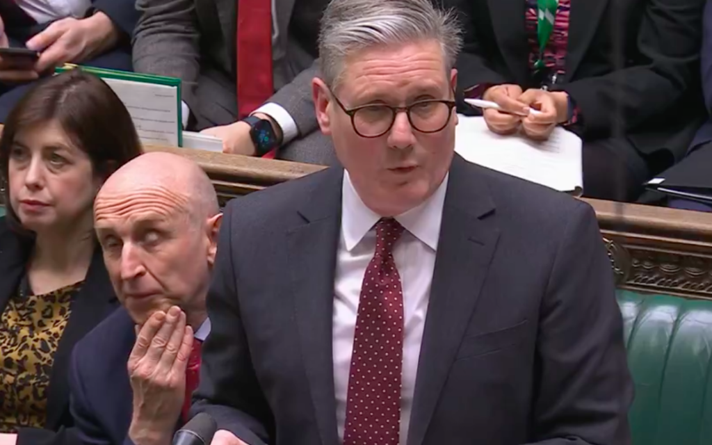Keir Starmer in the Commons