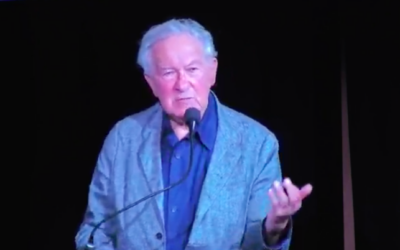 Simon Schama speaks at Contemporary Antisemitism conference