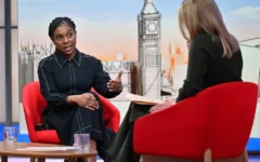 Kemi Badenoch on the BBC's Laura Kuenssberg show