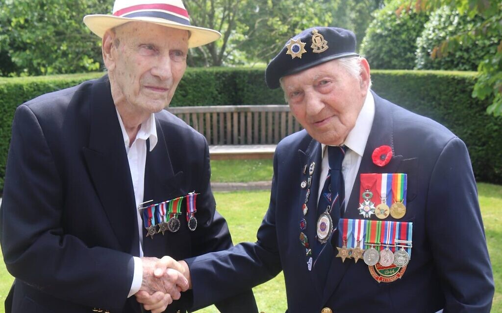 Stanley Fisher and Mervyn Kersh. Pic: AJEX, June 2024