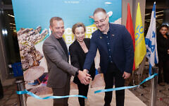Sundor Airlines celebrates first direct flight from Tel Aviv to Tirana. Photo: X
