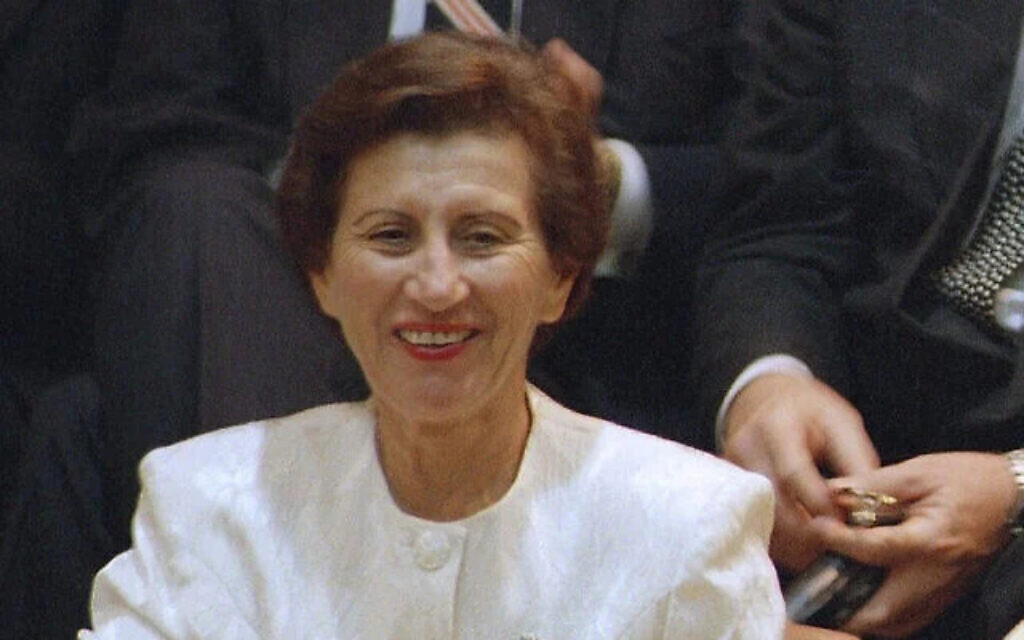 Reuma Weizman dies age 99. Photo taken from X