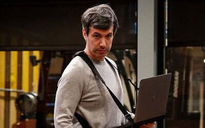 Nathan Fielder confronts the removal of his Holocaust-awareness episode. Photo taken from X.