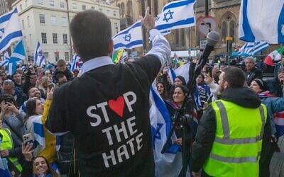 A speaker from Stop The Hate. Photo Credit: Jude Sacks