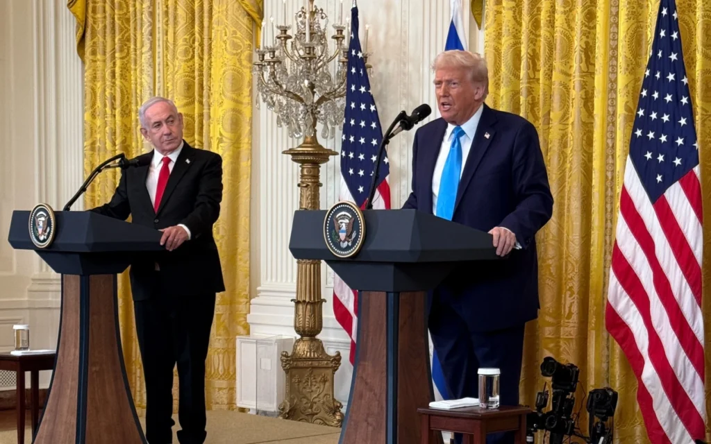 Israeli Prime Minister Benjamin Netanyahu and U.S. President Donald Trump (The White House, via Wikipedia)