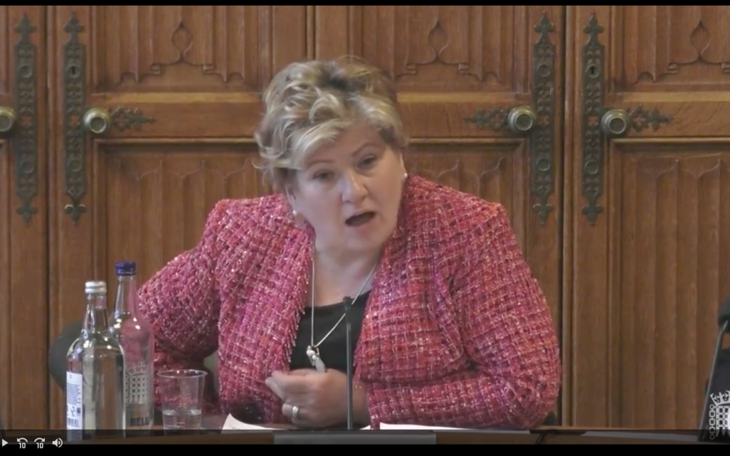 Emily Thorberry clashes with UKLFI director