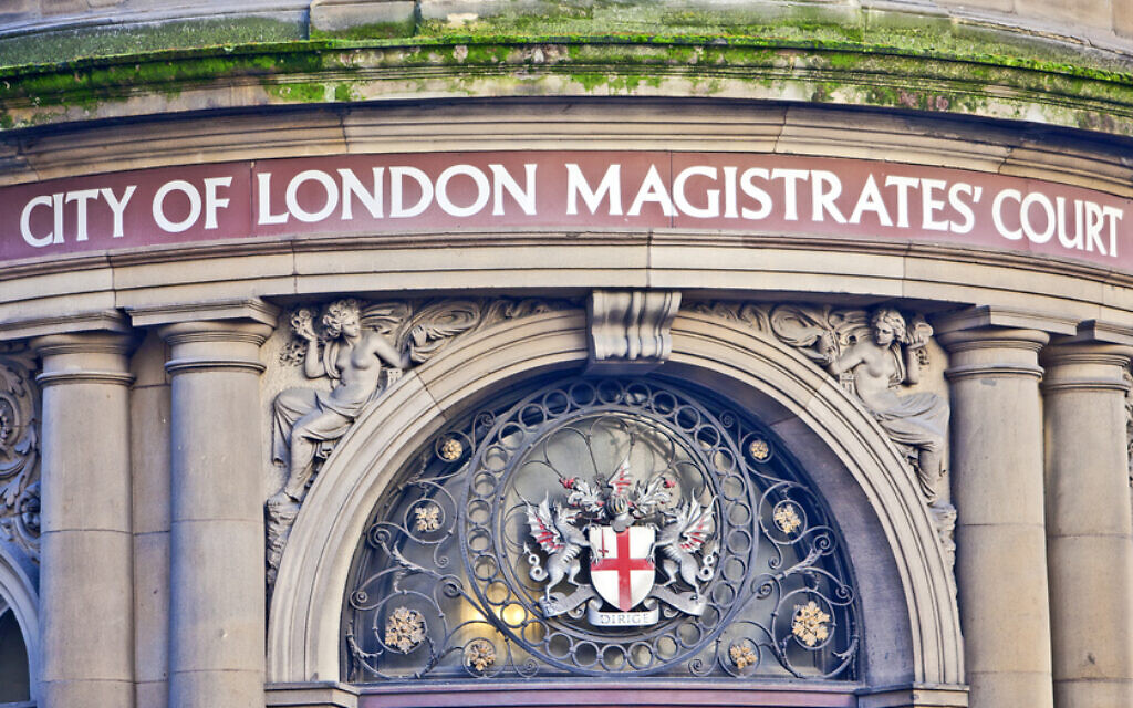 City of London Magistrates’ Court.