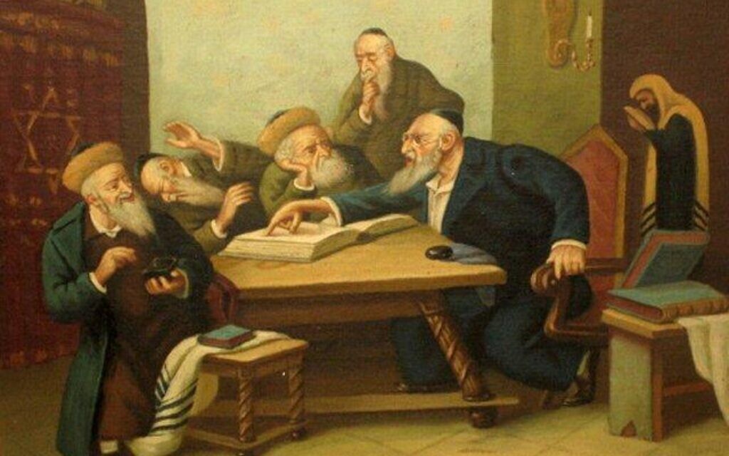 A Dispute About the Talmud
Carl Schleicher. WikiArt