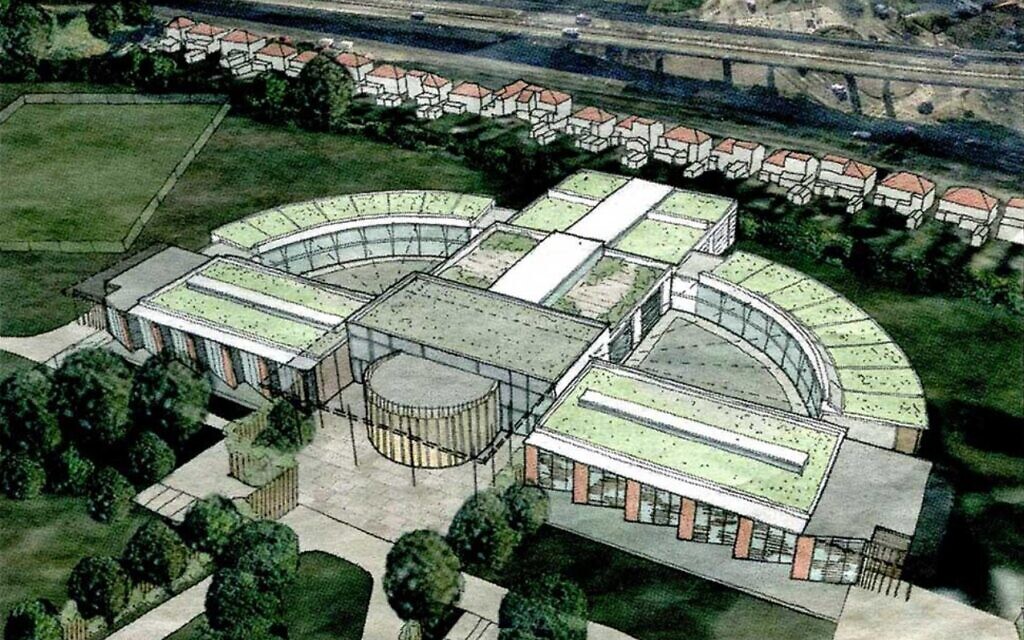 Proposed design for merged Hasmonean school campus. Photo Credit: Hasmonean Schools