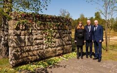 80th Anniversary of the Liberation of Bergen-Belsen, at the Bergen-Belsen Memorial, Lohheide, Germany, on Sunday the 27th April, 2025. Pic: Crown Copyright