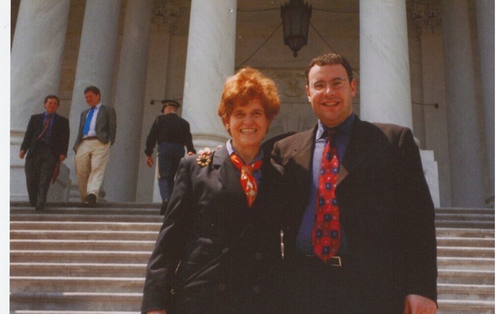 Historical photo of James and Deborah in Washington DC