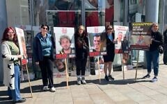 Hope is Mandatory calendar team gather in support of hostages still held in Gaza Hope is Mandatory calendar team gather in support of hostages still held in Gaza