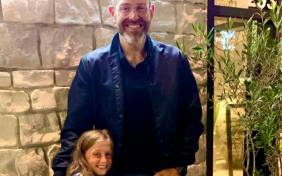 Leo Pearlman and daughter Anoushka.