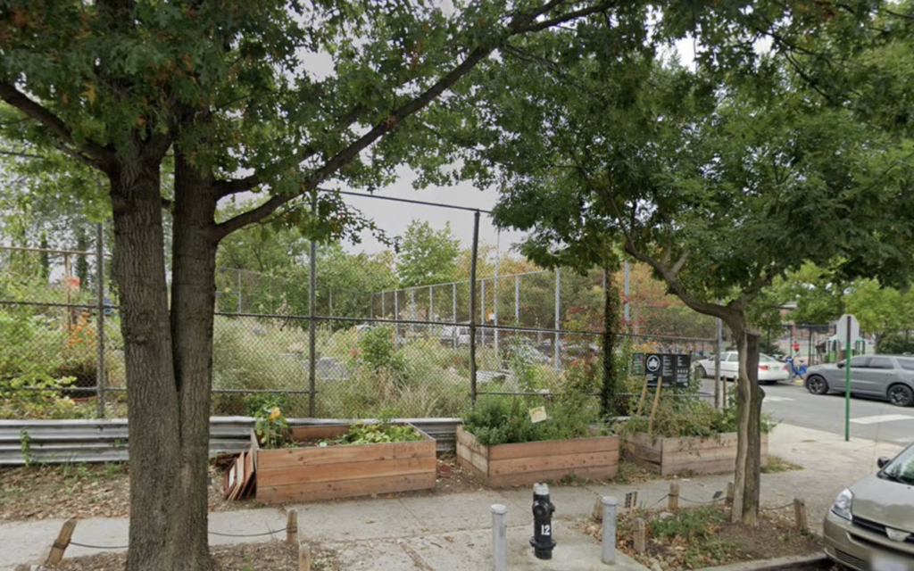 Sunset Community Garden in Ridgewood, Queens. (Screenshot/Google Maps)