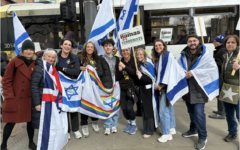 Pro-Israel demonstrators in Manchester, including members of the Hope is Mandatory calendar team, gather in support of hostages still held in Gaza Pro-Israel demonstrators in Manchester, including members of the Hope is Mandatory calendar team, gather in support of hostages still held in Gaza