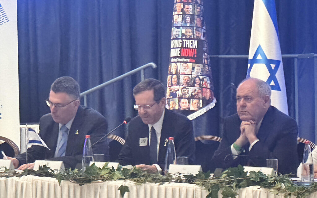 President Herzog addresses IHRA conference