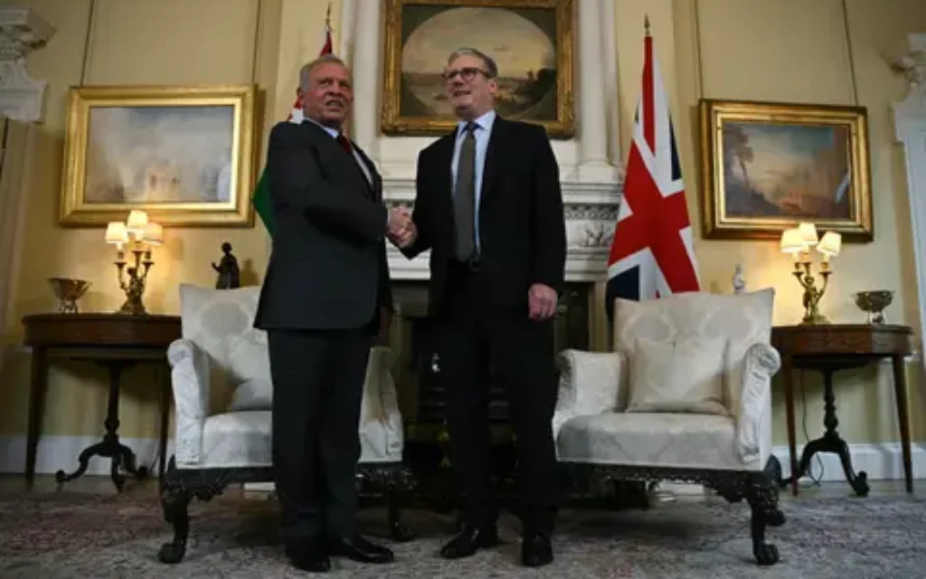 Prime Minister Sir Keir Starmer and King Abdullah II, King of Jordan, ahead of a meeting at 10 Downing Street in London. Picture date: Thursday June 5, 2025.
Pic by Ben Stansall