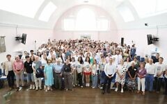 Students and survivors gather at the Holocaust Educational Trust’s annual Ambassador Conference in London.
Photo: Grainge Photography Students and survivors gather at the Holocaust Educational Trust’s annual Ambassador Conference in London.
Photo: Grainge Photography