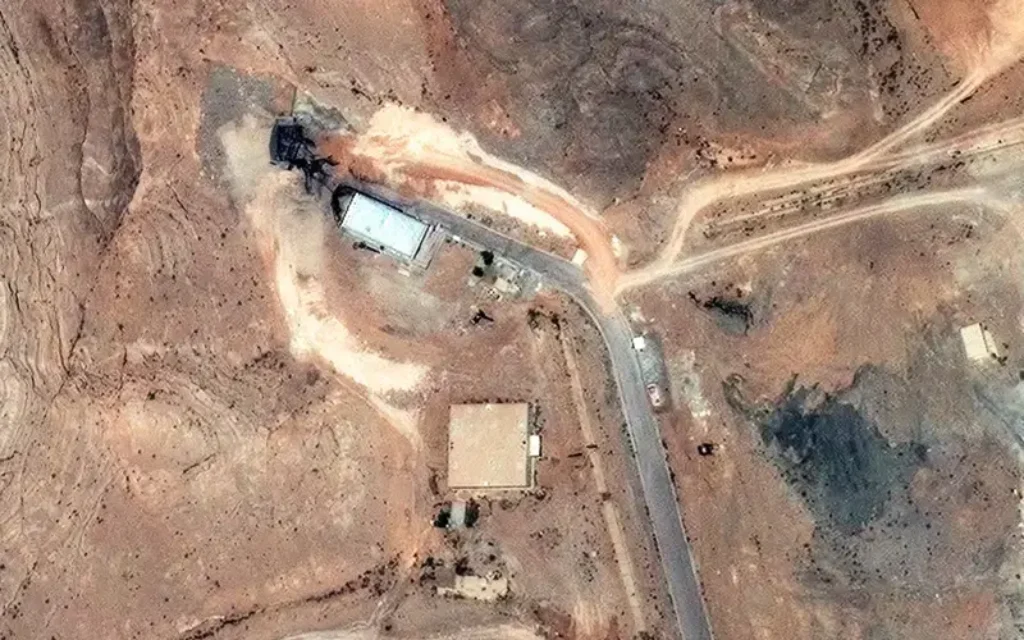 Satellite images show damage to Iran’s nuclear sites. Photo Credit: Maxar Technologies via BBC Verify