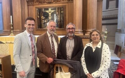 Dr Alejandro Sanchez, Rabbi Dr Jonathan Romain MBE, Dr Antony Lempert, Hifsa Haroon-Iqbal OBE - picture by Simon Rothstein.
