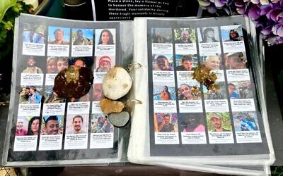 Faeces desecrating Brighton and Hove memorial to victims of October 7 2023 Hamas massacre.