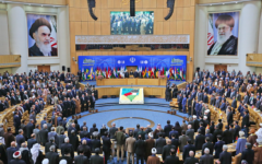 A picture of the 'Sixth International Conference in Support of the Palestinian Intifada', Tehran, 2017