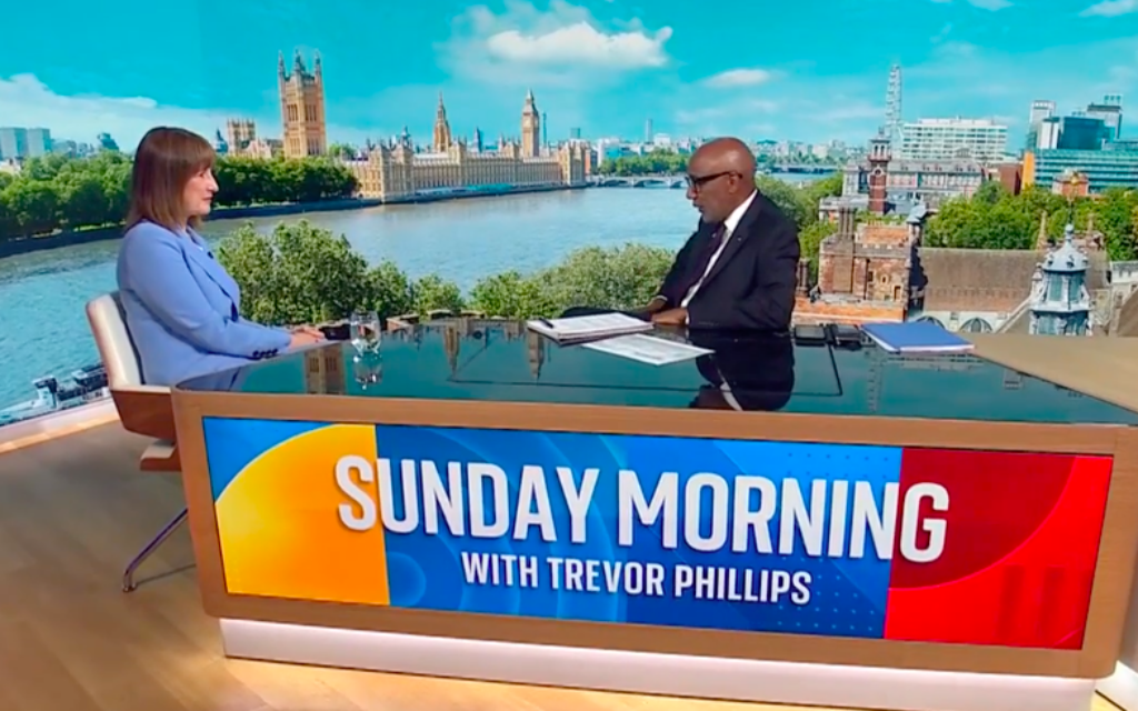 Rachel Reeves on Sky News Trveor Phillips show