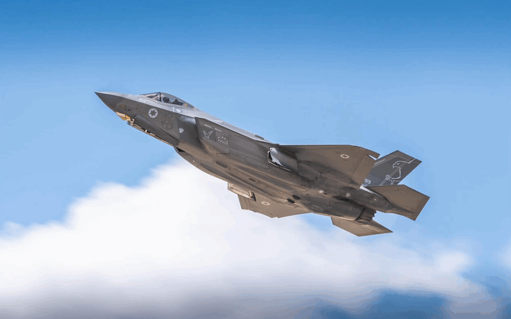 An Israeli F-35 jet (credit: Israeli Air Force)