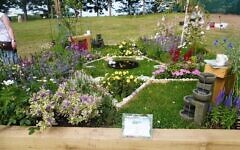 Trinity Catholic School's garden was inspired by the 80th anniversary of Auschwitz's liberation. Image courtesy of Trinity Catholic School