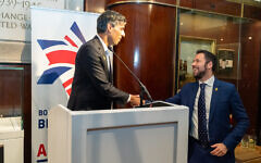 Rishi Sunak and Phil Rosenberg. Credit: Board of Deputies