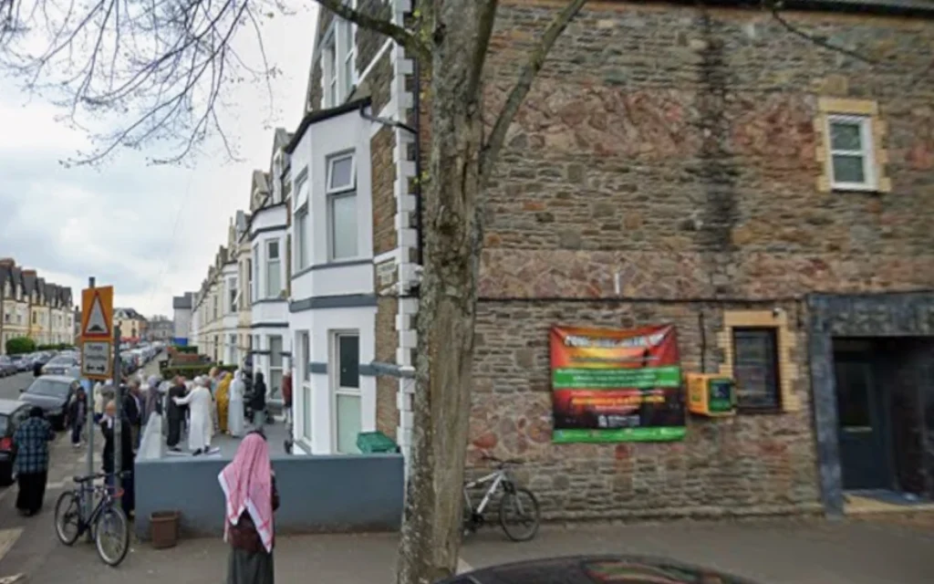 The Al-Manar Centre mosque in Cardiff. (Credit: Google/BBC)
