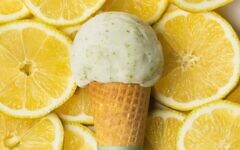 Limoncello sorbet at Anita gelato Limoncello sorbet at Anita gelato